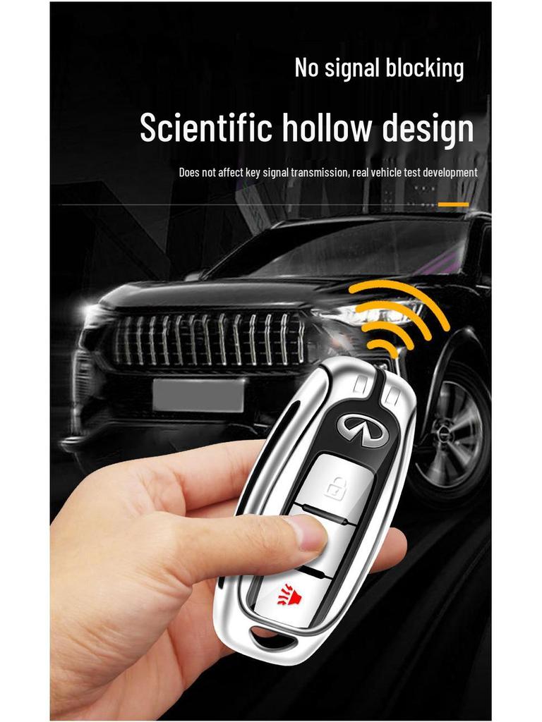 Infiniti Key Case: Men's Metal Shell for QX50, QX60, Q50L, Q70L