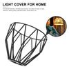 New Elegant and Decorative Metal Iron Cage Guard - Hanging Lamp Shade for Ceiling Pendant Lighting Fixture Holder Fan Chandelier