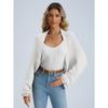 Women's Autumn and Winter Wool Sunscreen Cardigan Long-sleeved Knitted Jumper