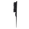 Bristle Hair Brush Teasing Comb Back-Combing Slicking and Edge Control Tool Detangling Brush Teasing Brush for All Hair Types
