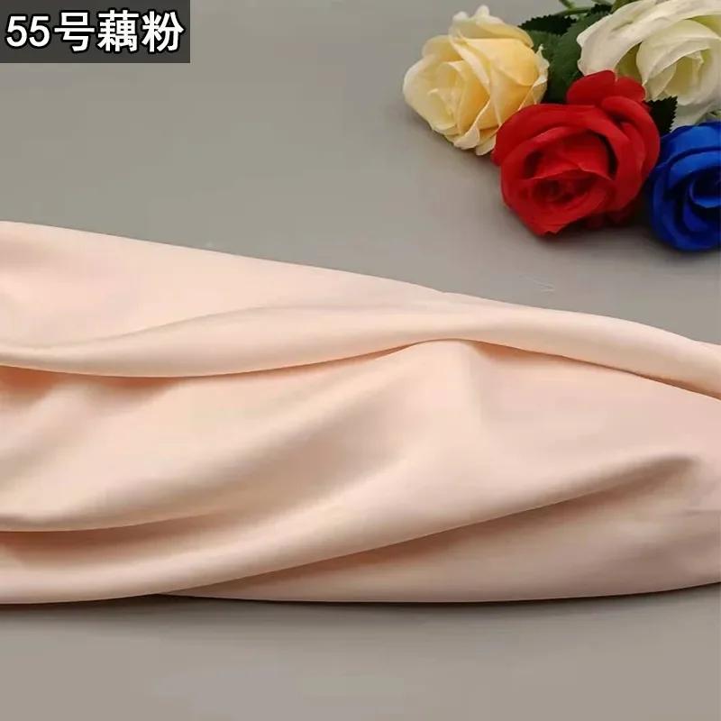 100x150 см атласная ткань по метрам для рубашек, платьев, пижам, шитья, гладкая однотонная ткань высокой плотности, сине-белая, мягкая ткань