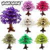 MARUMINE 90PCS Build Bricks Tree Sets Construction MOC Blocks Plant Natural City Street View Park Jungle Christmas Toys for Kids
