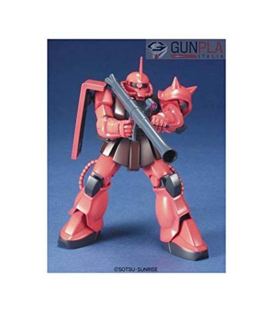 Gunpla HGUC Char Aznable Zaku II Костюм 1/144 MS-06S (Мобильный Гандам)
