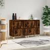 VidaXL Buffets 2 Pcs Smoked Oak 60x35x70 Cm Engineered Wood 3185756