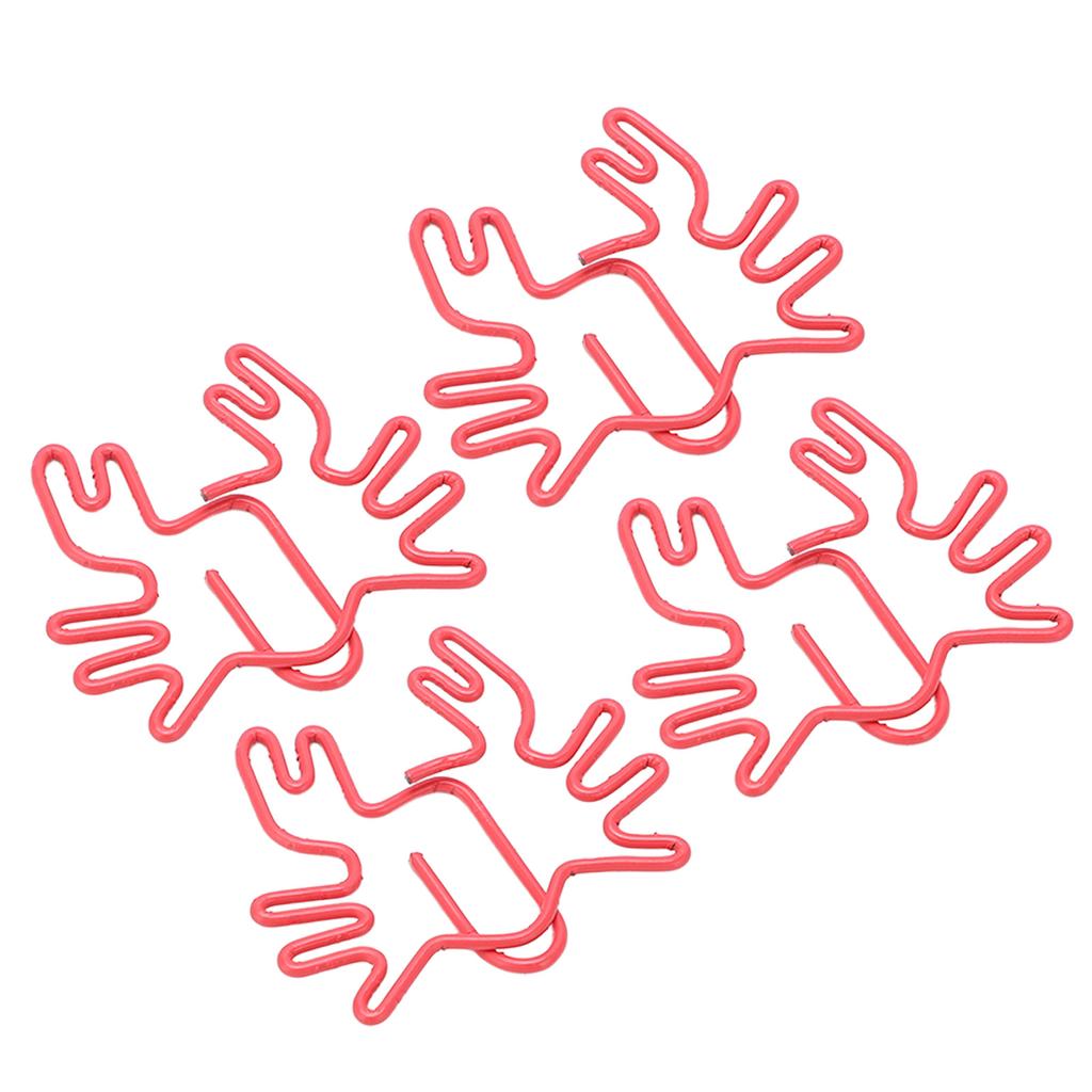 100 шт. детские скрепки в стиле краба, металлические, изысканные, цветные, широкое применение, милые скрепки для офиса