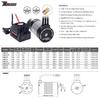 Supass Hobby Rocket 3660 3.175mm Shaft Waterproof Brushless Motor KK 80A ESC T Plug for 1/10 RC Car Model Toy Parts WLtoy 12428