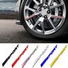 Reflective Sports Wheel Hub Stickers - Personalized Decorative Racing Tire Decals