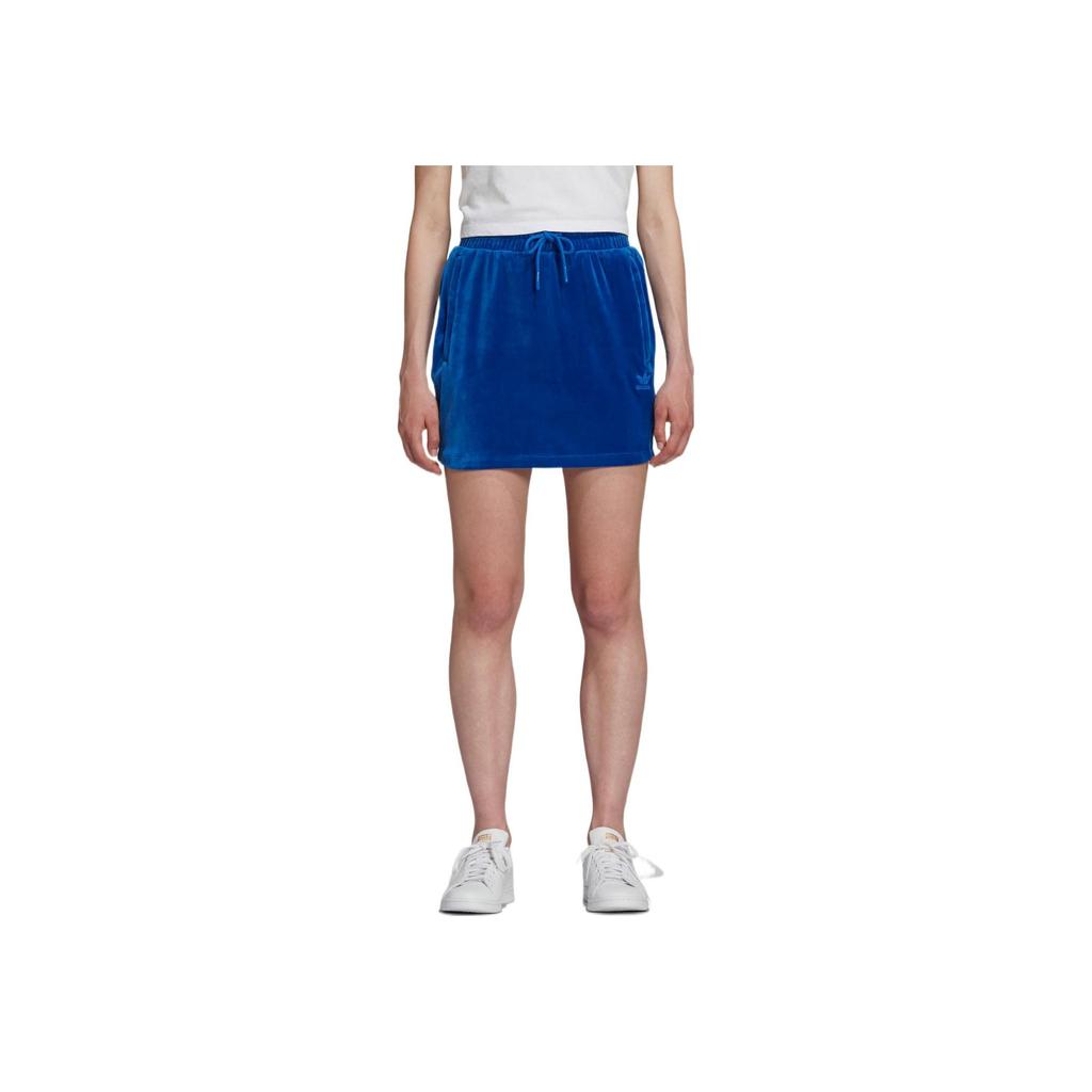 adidas Originals x Jeremy Scott Юбка JS с велюром Синяя H53362