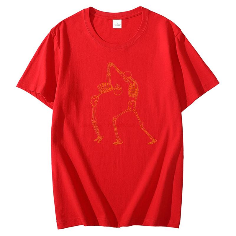 Unisex Funny Graphic Tshirt Skeletons Dancing Summer Fashion Cotton Round Neck Top For Unisex And Unisex