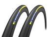 MICHELIN POWER TIME TRIAL Road Clincher Set of 2 Japanese Retailer Tires, Black, 700x25C, [Official Product]