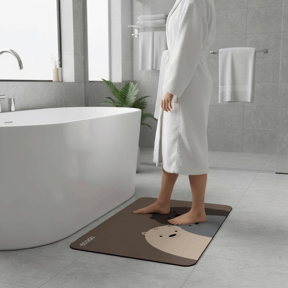 Quick-Dry Bathroom Mat Water Absorption Anti Slip Mat Door Rug Diatom Mud Floor Mat  Bathroom