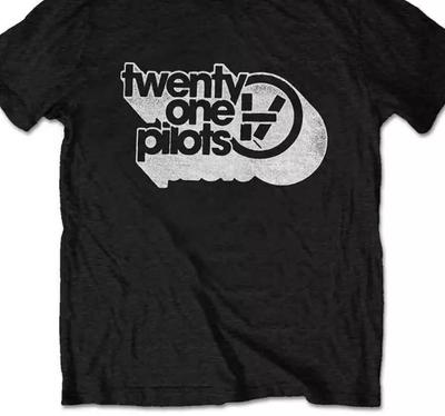 Twenty One Pilots Vessel Винтажная футболка Черная Новая