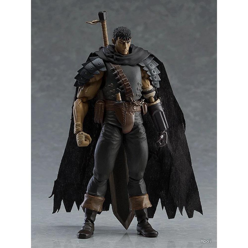 16CM Anime Berserk Guts Figma #359 Black Swordsman ver Repainted Edition Max Factory Action Figure PVC Doll Toys