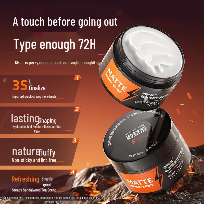 Воск для волос VTS Strong Hold Shiny Hair Wax 100 г