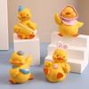 Cute MOMO Duck Resin Decoration Little Yellow Duck Cartoon Gift Creative Home Decoration Car Decoration, Desktop Decoration Small Gift
