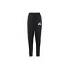 Logo Print Fleece-Lined Warm-Up Pants Men Bottoms Black DH9503-010