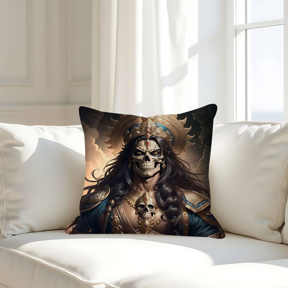 Бог с нами Череп 45*45см Наволочка Чехол для подушки Декор Наволочка Домашняя наволочка Для диванной подушки