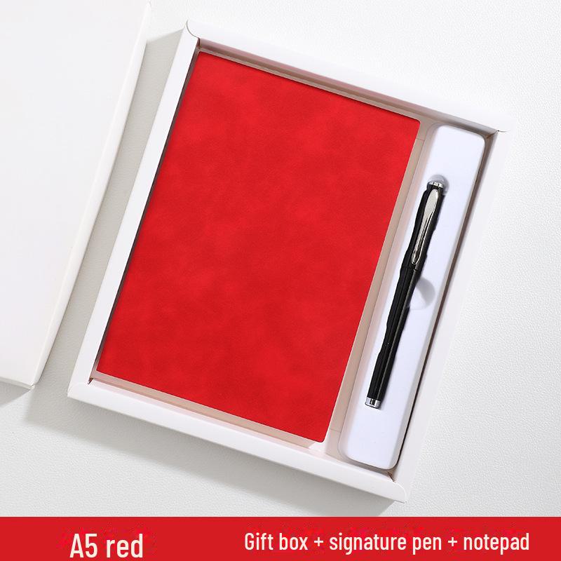 Индивидуальный набор блокнотов B5 Luxury из овчины с магнитной застежкой — идеально подходит для деловых встреч и использования в офисе