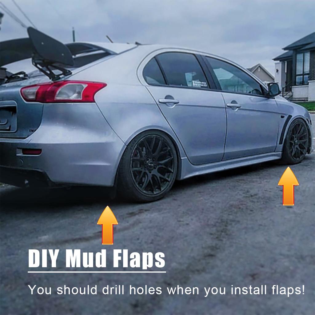 Брызговики для Mitsubishi Lancer 7 8 9 10 Evolution EVO X ix WRC 2012 2013 2014 2015 2016 спортивные брызговики брызговики