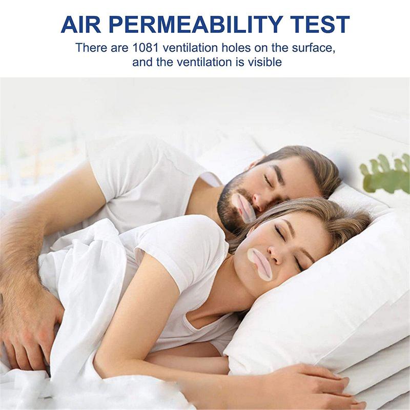 Пластыри для сна Пластырь против храпа Пластырь для дыхания с закрытым ртом Подходит для мужчин и женщин 90 штук Пластырей для сна