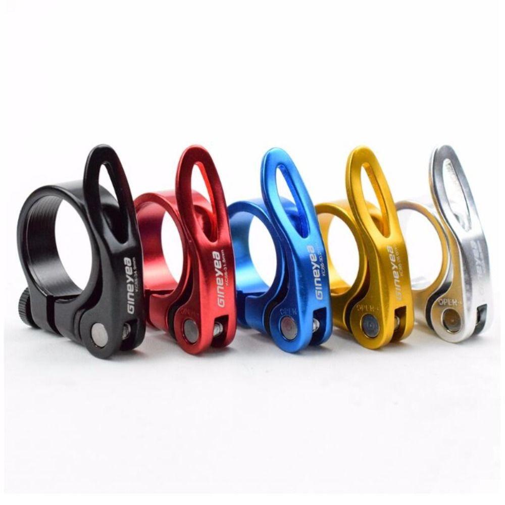 Quick Release Bike Seat Clamp 28.6mm 31.8mm 34.9mm Bicycle Seatpost Clamp  Cycling Accessories