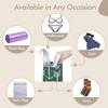 TOGETRUE Plastic Bag Holder, Large Wall Mount Trash Bag Storage Dispenser for Home, Kitchen, Travelling (Green)