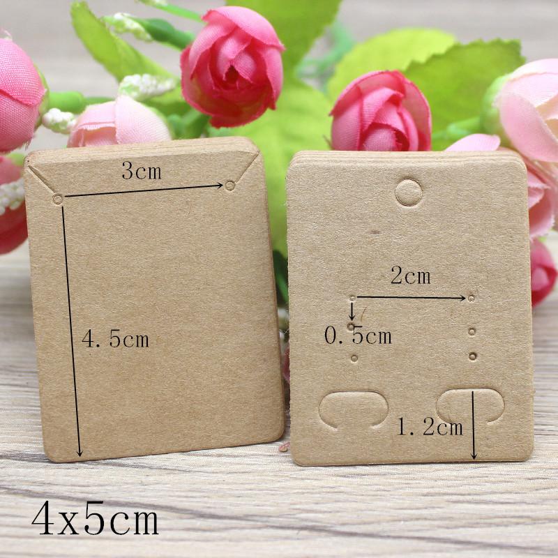 100 шт. 5x4 см серьги карты картон ювелирные изделия новейшее поступление популярный дисплей картон горячая распродажа модный дизайн нежные карты