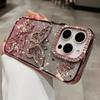 Женский чехол для телефона с бриллиантовой бабочкой для iPhone 17 16 Pro Max 11 12 13 14 15 Plus, прозрачный, с покрытием, мягкий силиконовый чехол