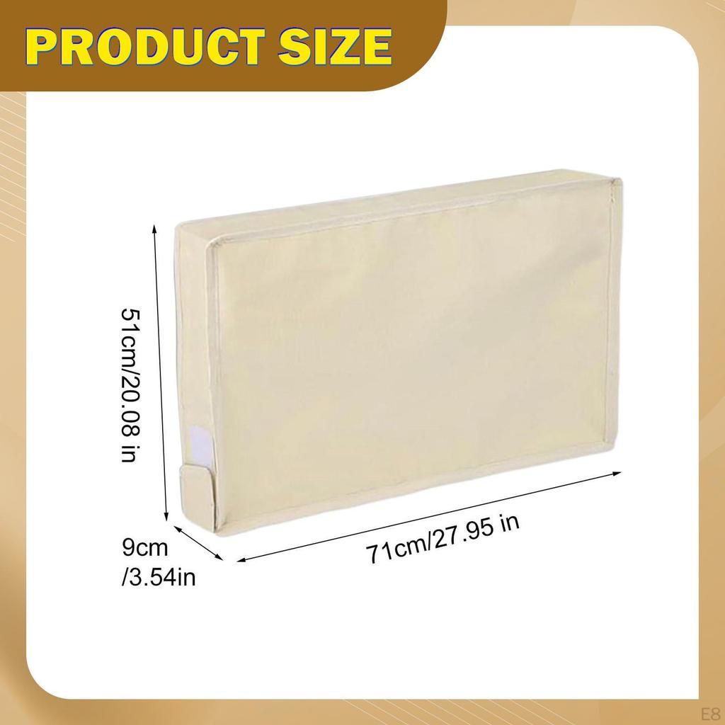 Air Conditioner Cover Dustproof Insulating Waterproof Padded Oxford Material Aluminum Suitable for