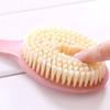 Soft Long-Handle Bath Brush – Exfoliating and Massaging Shower Scrubber for Body Cleaning