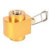 Brass Alloy Canister Adapter Gold Gas Conversion Connector Gas Refill Adapter  Backpacking Trips