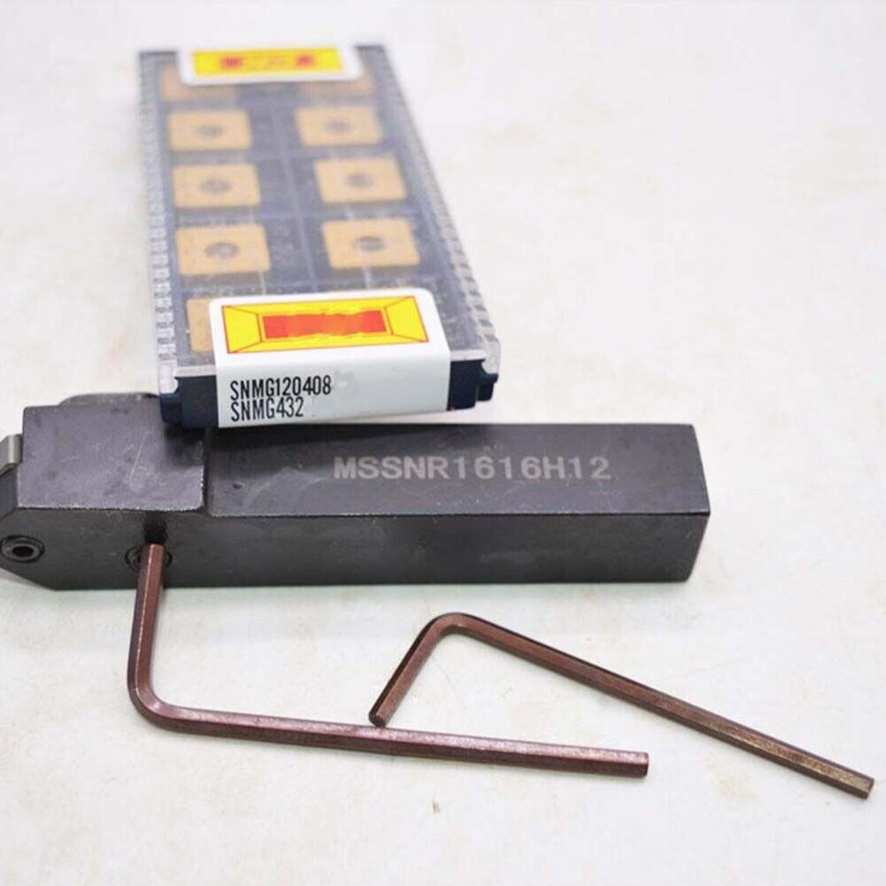 MSSNR1616H12 Токарный держатель +10 шт. твердосплавных пластин SNMG120408 SNMG432
