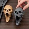 Статуэтка готического черепа, 3D-печатная модель человеческой головы для домашнего декора, статуэтки на Хэллоуин, модель черепа для книжной полки и рабочего стола