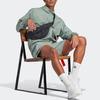 adidas Ветровка City Escape, повседневная свободная спортивная куртка с капюшоном, мужские топы, серебристо-серый, зеленый IC6732