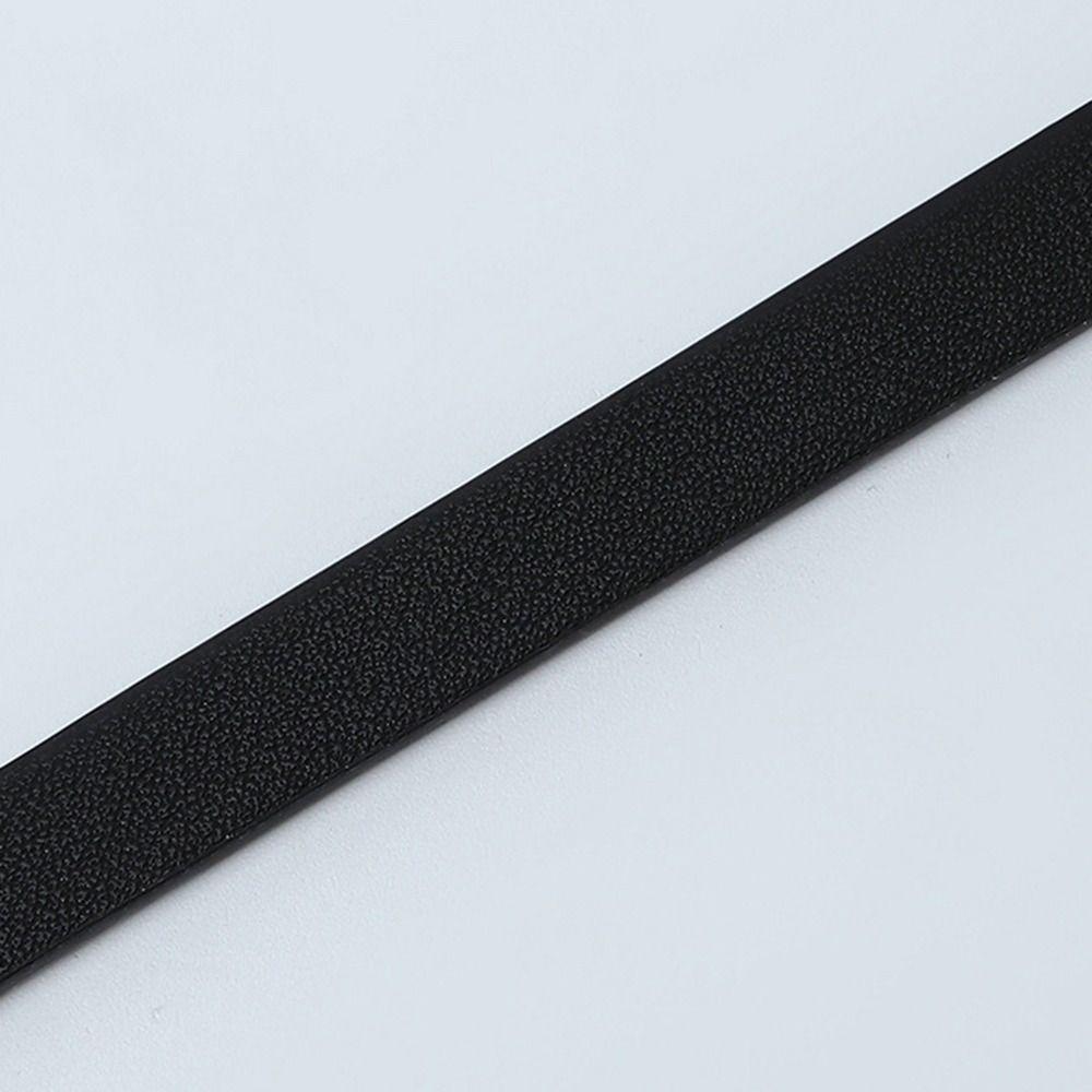 Ladies Vintage Shirt Dress Leather Belt Thin Waist Strap Trouser Dress Belts 8-Shaped Buckle Belts