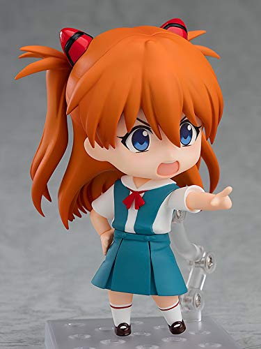 Nendoroid Evangelion Новая Театральная Версия Шикинами Аска Лэнгли Раскрашенная Подвижная Фигурка Не Масштабная ABS&PVC