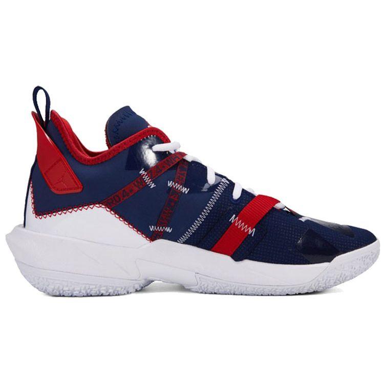 Air Jordan Why Not Zer0.4 PF Washington Wizards Мужские Кроссовки Синий Сине-Пустотный Университетский-Красный DD4886-400