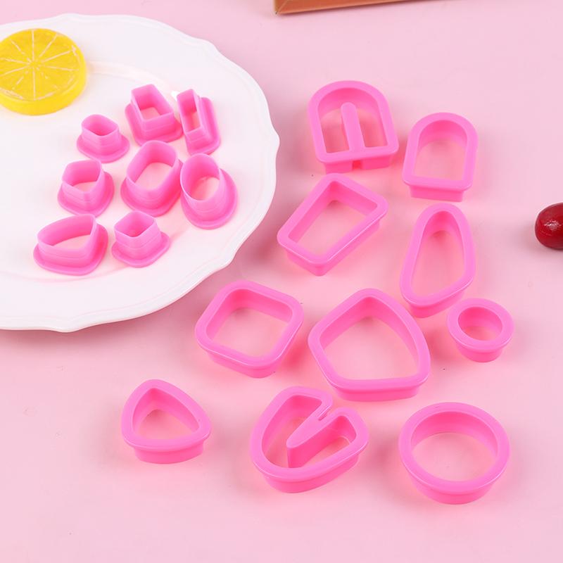 18 шт. Резаки для полимерной глины, принадлежности для изготовления сережек, инструменты для резки глины