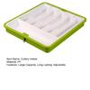 Tableware Drawer Organizer Retractable Cutlery Holder BPA Free Large Capacity Easy To Clean Expandable Utensil Tray