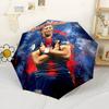Mbappe Customizable Name Umbrella Outdoor Automatic Umbrella Sturdy 8-Rib Shaft Compact Design Perfect for Outdoor Adventures Fashionable Accessory