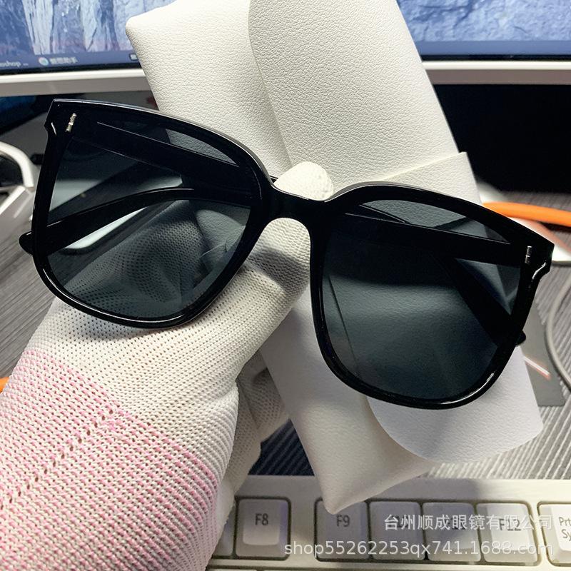 Солнцезащитные очки в большой оправе, уличная фотография для мужчин и женщин, очки с защитой от ультрафиолета, солнцезащитные очки.
