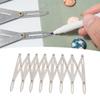 Expanding Sewing Gauge Aluminum 8 Heads Button Guide Equal Space Divider Sewing Tool for Buttons Ple