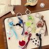 Adorable Sports Keychain: Ping Pong, Badminton, Soccer Backpack Accessory and Couple Ornament