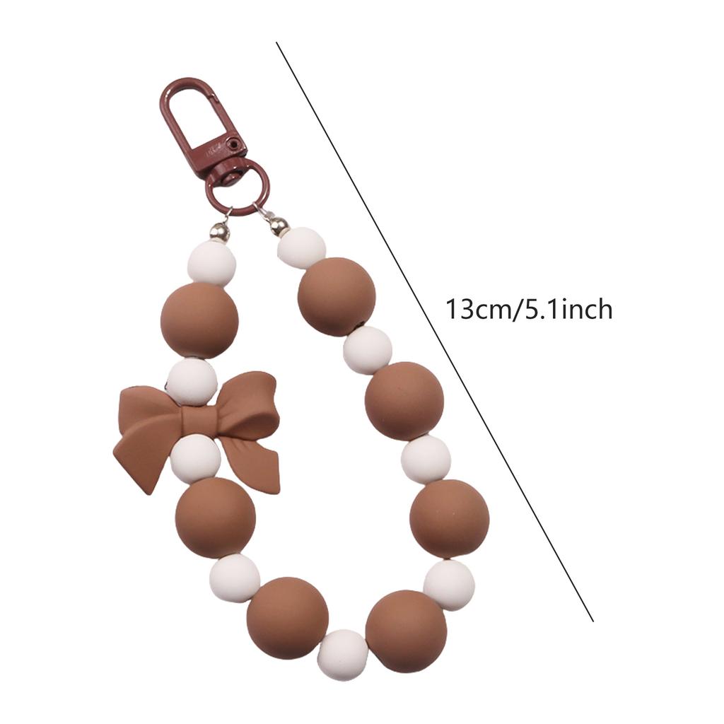 Брелок из бисера, милые брелоки с бантиками, подвеска для ключей от машины, брелоки с бантами, подвески для рюкзака, шарм для сумки для женщины