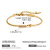 Uworld Classic Pink Purple Heart Shaped Zircon Tennis Bracelet For Women Delicate Gold Plated Stainless Steel Layer Bracelets