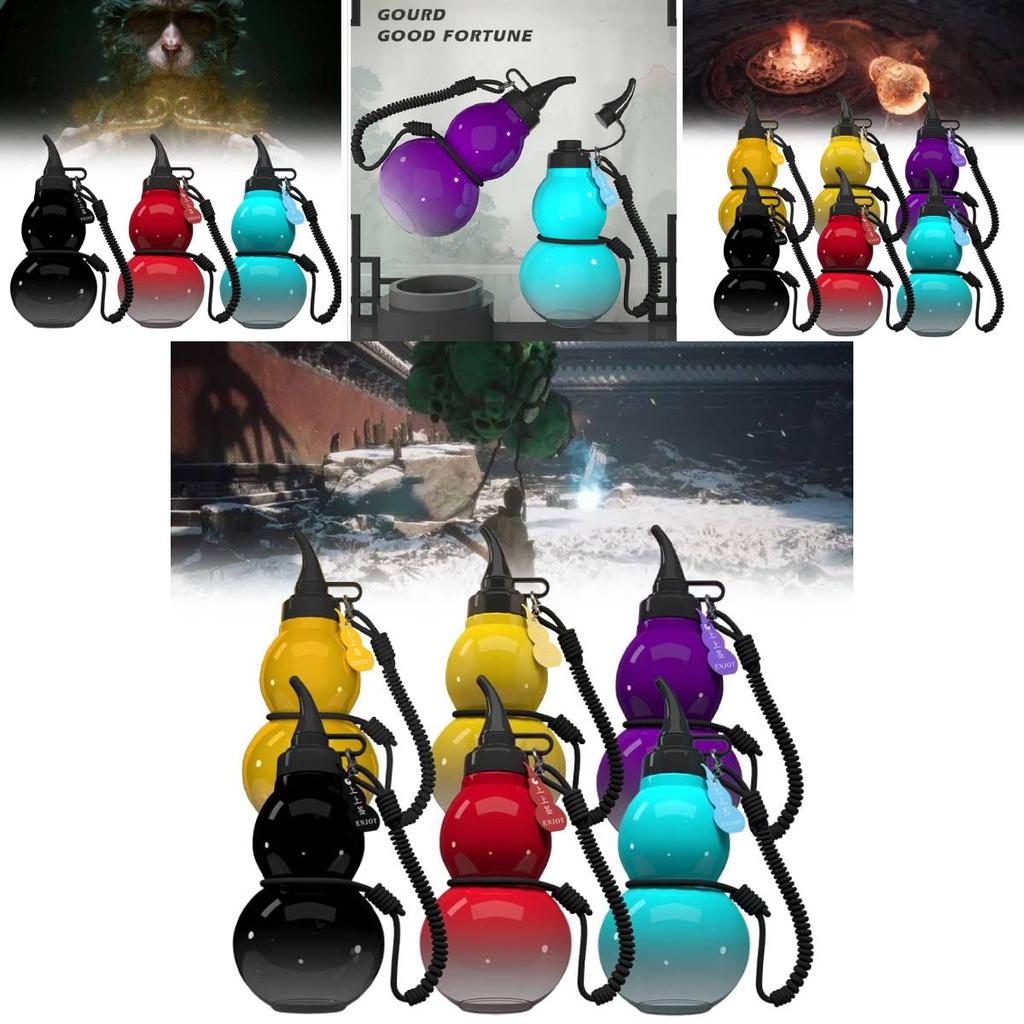 Stylish Black Myth Gourd Water Cup Made Of Durable Tritan Material For All Purposes