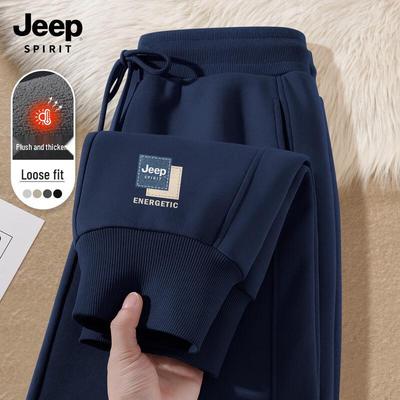 Мужские спортивные штаны-джоггеры на флисовой подкладке JEEP SPIRIT