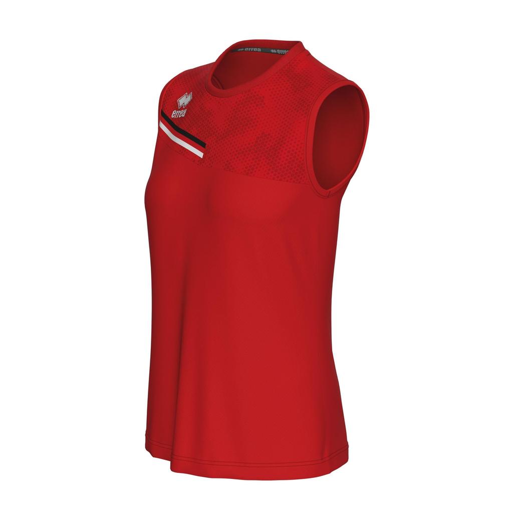 Футболка без рукавов для соревнований ELOY JR [Elea] Красный/Черный/Белый