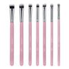 RANCAI 7-Piece Eyeshadow Brush Set with Pure Horse Hair for Smoky Makeup