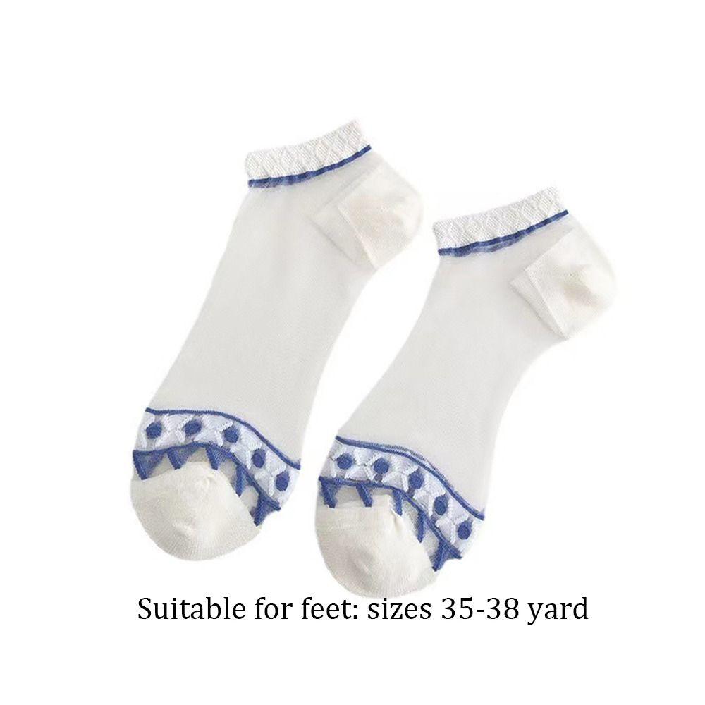 Creative Ultrathin Sock Transparent Women Ladies Short Socks Ankle Sock Spring Summer